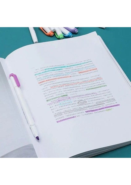 5 Renk Floresan Stili Colorsset Çift Kafa Mildliner Renk Fosforlu Kalem Floresan Fosforlu Kalemler Sanat Marker Okul ve Ofis Sanat Kırtasiye (Yurt Dışından)