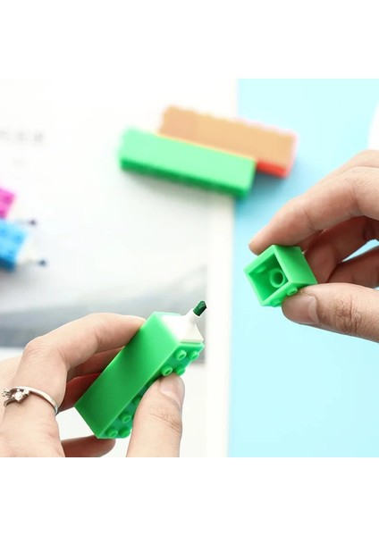 Klasik 6 Renk Seti Stili 6 Adet Mini Yapı Blok Kalem Renk Fosforlu Marker Kalem Yazma Çizim Çocuk Hediye Kırtasiye Ofis Okul Malzemeleri A6201 (Yurt Dışından) fırsatları