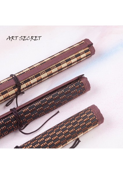 Bt-04 Stili Artsecret Yüksek Dereceli Bt Boya-Fırça Tutucu Bambu Rulo Çanta Kaligrafi Kalem Kılıf Perde Paketi Fırça Dahil Değildir (Yurt Dışından)