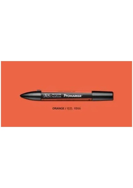 Turuncu Tarzı Winsor & Newton Promarker Çift Uçlu Grafik Marker Kalemler Profesyonel Tasarım Kalemler Kırmızı ve Orangetone (Yurt Dışından)
