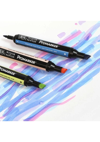 Turuncu Tarzı Winsor & Newton Promarker Çift Uçlu Grafik Marker Kalemler Profesyonel Tasarım Kalemler Kırmızı ve Orangetone (Yurt Dışından)
