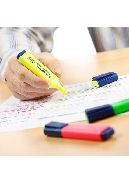 Gök Mavisi Tarzı Taedtler Şarpi Renkli Vurgulayıcı Ldren's Macarons Ofis Vurguları Olan Öğrenciler Metin Vurgulama Işaretleyici Kalem (Yurt Dışından) indirimleri