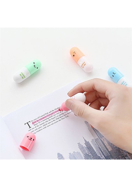 6 Adet Fosforlu Kalem Stili Ute Mini Gülen Yüz Hap Fosforlu Kalem Güzel Karikatür Boyama Kalem Işaretleme Kalemleri Kawaii Kırtasiye Okul Ofis Malzemeleri (Yurt Dışından) modelleri