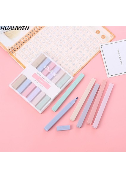 Bir Stile Stil Verin Et Fosforlu Kalemler Kawaii Şeker Renk Manga Işaretleyiciler Midliner Pastel Fosforlu Kalem Seti Okul Öğrenci Kırtasiye (Yurt Dışından) fiyatları