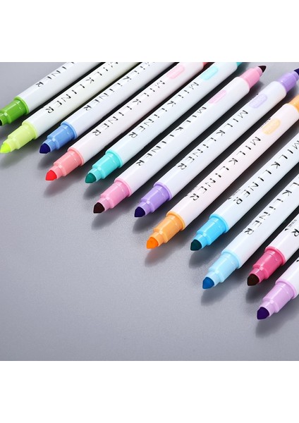NO.4428 Tarzı Lot Fosforlu Kalem Pastel Işaretleyiciler Floresan Kalem Suluboya Fosforlu Kalemler Çizim Boyama Sanat Sabit Malzemeleri (Yurt Dışından) modelleri
