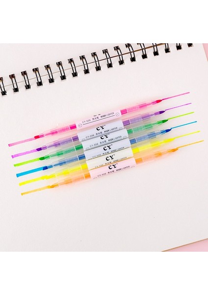 Ellen Brook Kore Çift Yazma Yaratıcılık 6 Renkli Sevimli Sanat Marker Graffiti Fosforlu Kalemler (Yurt Dışından) fiyatları