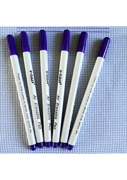 6 Adet Mor Stil Mor Hava Silinebilir Pe Kumaş Boya Işaretleyici Kalem Chaco Ace Kalem Kumaş Dikiş Araçları Için Silinebilir Kalem Terzi Tebeşir Işaretleyiciler (Yurt Dışından) fırsatları