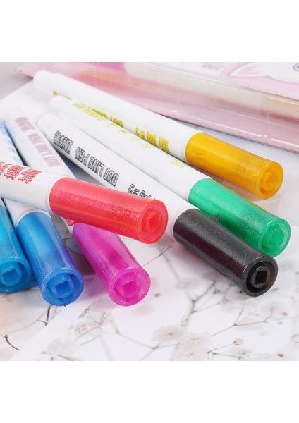 8 Renk Stili Et Çift Çizgi Kalem Fosforlu Kalem Floresan Işaretleyici Out Çizgi Kalem Renkli Öğrenci Scrapbooking Için Çok Renkli El Not Kalemi (Yurt Dışından) modelleri