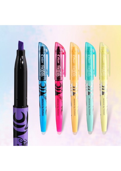 Pastel Mor Tarzı Lot Silinebilir Fosforlu Kalem Frixion Mürekkep Floresan Pastel Doğa Renk Marker Liner Çizim Yazı Okulu Için A6250 (Yurt Dışından) fiyatları