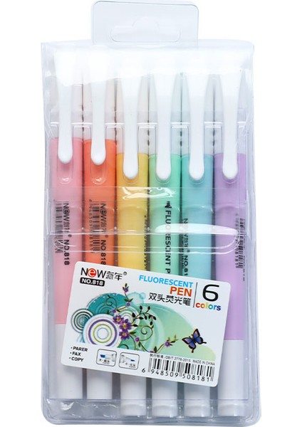 B Tarzı Et Çift Kafa Floresan Fosforlu Kalem Işaretleyiciler Pastel Cetvel Kalemi Öğrenci Okul Ofis Malzemeleri Için Sevimli Kırtasiye (Yurt Dışından) fiyatları