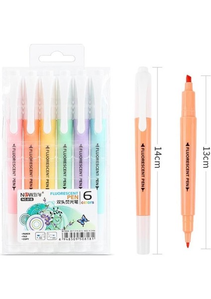 B Tarzı Et Çift Kafa Floresan Fosforlu Kalem Işaretleyiciler Pastel Cetvel Kalemi Öğrenci Okul Ofis Malzemeleri Için Sevimli Kırtasiye (Yurt Dışından) modelleri