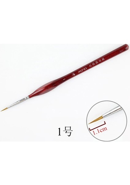 No.1 Tarzı 1 Adet Boya Fırçası Minyatür Detay Fineliner Nail Art Çizim Fırçaları Kurt Akrilik Boyama Malzemeleri Için Yarım Boya Fırçaları (Yurt Dışından) fiyatları