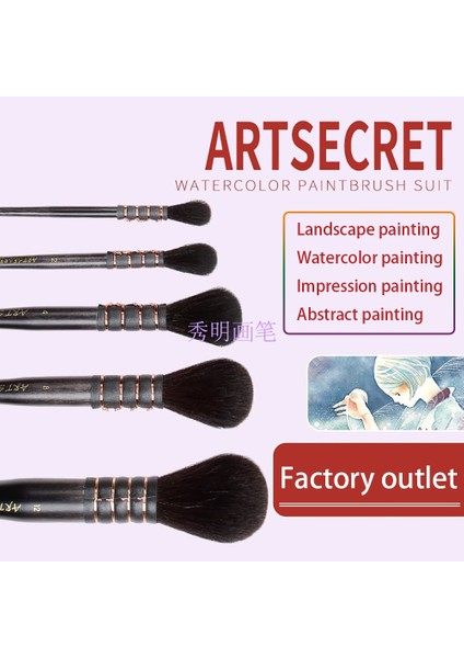 Size4 1 Adet Tarzı Artsecret Art Paint-Brurb Kabarık Mavi Sincap Saç Ahşap Saplı Sanatsal Boyama Suluboya Araçları Çizim Için (Yurt Dışından) modelleri