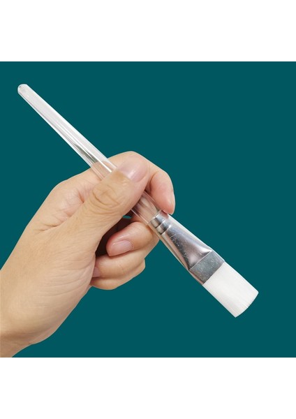 6 Adet Tarzı 10- Şeffaf Plastik Saplı Fırça Suluboya Boya Bruool Malzemeleri Sanat Aksesuarları Maske Fırçası Makyaj Aracı Fırça (Yurt Dışından)