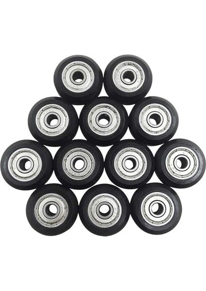 12 Adet 625ZZ Plastik Kasnak Tekerlekler, 3D Yazıcı Için Rulmanlı Dişli -10 / -10S / Cnc Router Hibrit ile Uyumlu (Yurt Dışından)