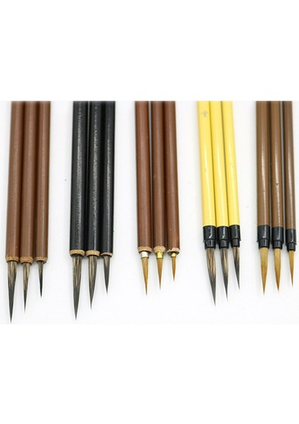 Kaligrafi Çin Geleneksel Kaligrafi Seti Fırça Manzara Boyama Fırçası Gelincik Saç Kalem Yazma Fırça Seti Öğrenciler Için (Yurt Dışından) modelleri