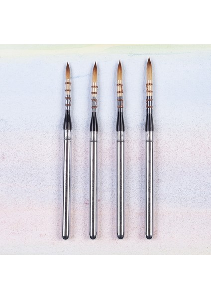 Size8 Tarzı Artsecret 871 Yüksek Li Sentetik Saç Paslanmaz Kap Ahşap Saplı Sanat Boyama Fırçaları Suluboya Fırçası Çizim Için Sanatsal (Yurt Dışından) fiyatları