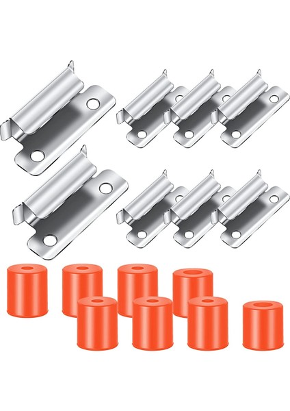 16 Parça 3D Yazıcı Yatak Klipsleri Kelepçe Sıcak Yatak Cam Platformu Sabitleme Kelepçeleri ve Silikon Tesviye Katı Yatak Montaj Seti (Yurt Dışından)