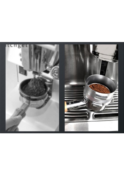 Alüminyum Kahve Tozu Dozaj Halkası 54 mm Kahve Kahve Makineleri Için Dönebilen Döngü Döner Toz Halkası (Siyah) (Yurt Dışından) fırsatları