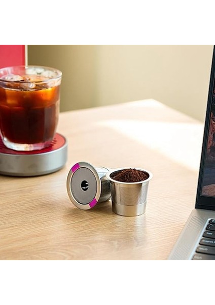 K- Plus Kahve Makinesi Döngüsü Dolumuna Uygun, Paslanmaz Çelik Filtre Kabı K Bardak (1 Delik) Kullanın (Yurt Dışından) modelleri