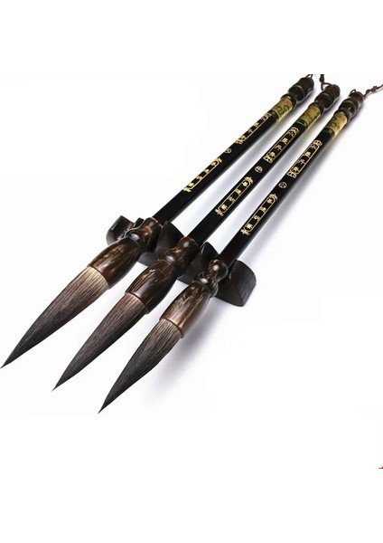 Ayı Saç Kaligrafi Fırçaları Kalem Lian Fırça Yazma Fırça Seti Çin Manzara Sanat Resim Mürekkep Fırçası Tinta Çin Kaligrafia (Yurt Dışından)