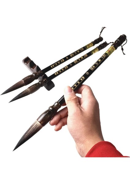 Ayı Saç Kaligrafi Fırçaları Kalem Lian Fırça Yazma Fırça Seti Çin Manzara Sanat Resim Mürekkep Fırçası Tinta Çin Kaligrafia (Yurt Dışından) fiyatları