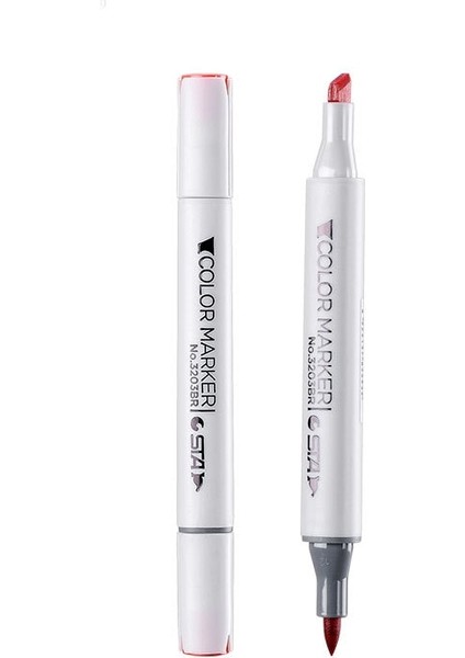 No.63 Tarzı Yuvarlak Tek Kopya Işaretleyiciler Kalem Gevşek Alkol Fırçası Boya Kalemleri Kroki Promarkers Için Yumuşak Çizim Animasyon Manga Işaretleyiciler (Yurt Dışından)