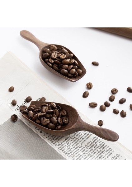 Masif Ahşap Kahve Çekirdeği Kaşığı Kürek Siyah Ceviz Bütün Ahşap Kazma Kahve Çekirdeği Kaşığı Çay Küreği Ahşap Kürek (Yurt Dışından) fırsatları