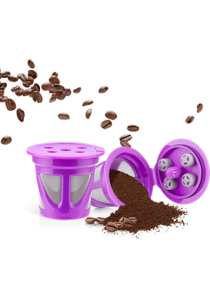 Doldurulabilir Kahve Kapsülü Yeniden Kullanılabilir Filtre, Makine K-Carafe Kahve Kapsülü Kabuğu Için 2.0 Kcup Için (Yurt Dışından) indirimleri