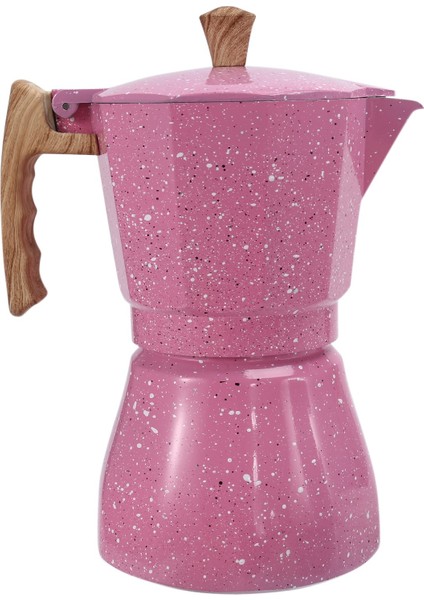 Latte Mocha Kahve Makinesi Italyan Moka Espresso Cafeteira Percolator Pot Soba Üstü Kahve Makinesi 300 ml Pembe (Yurt Dışından) fırsatları