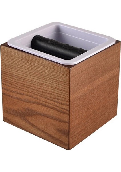 Ahşap Kahve Sabotaj Knock Box Abs Derin Bükülmüş Tasarım Kahve Cürufu Sıçrama Değil Manuel Kahve Değirmeni Kahve Aksesuarı (Yurt Dışından)