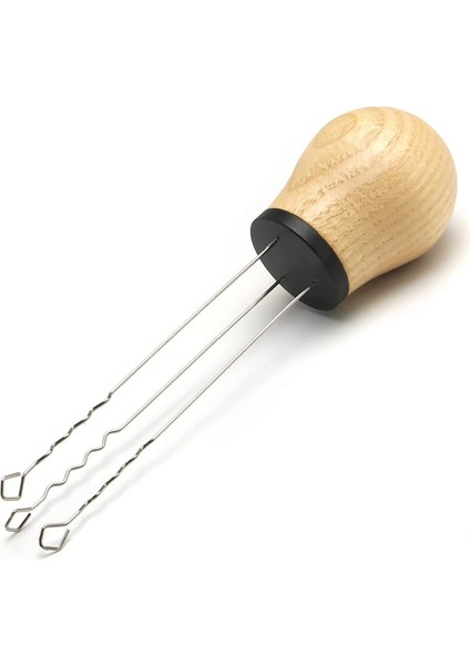 Iğne Espresso Kahve Karıştırıcı, Kahve Dağıtım Tozu Kolu Için Karıştırma Aracı Profesyonel Barista Kül Ahşap A (Yurt Dışından)