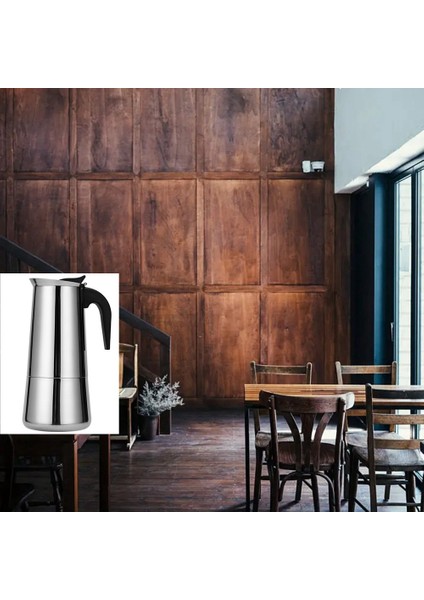 Çelik Cezve Italyan Moka Pot Espresso Kahve Makinesi Pot Cafe Latte Makinesi Soba Kahve Için Percolator Araçları (Yurt Dışından)