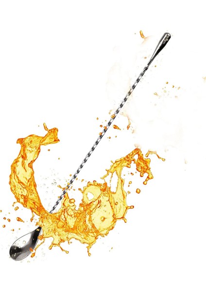 Karıştırma Kaşığı Paslanmaz Çelik 2 Profesyonel Kokteyl Bar Aracı Seti (12 Inç) Japon Tarzı Gözyaşı Uç Tasarımı (Yurt Dışından) indirimleri