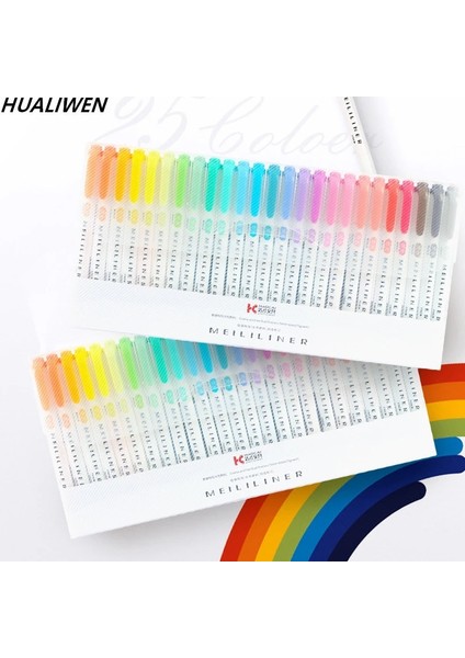 Siyah Stil Fosforlu Kalemler Pastel Işaretleyiciler Sanat Çizimi Için Çift Uçlu Floresan Kalem Doodling Işaretleme Okul Ofis Kırtasiye (Yurt Dışından) fiyatları