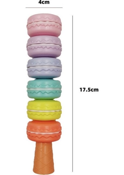 1 Parça 6 Renk Lytwtw'nin Sevimli Kawaii Macaron Bisküvi Şeker Renk Fosforlu Kalem Ofis Okul Malzemeleri Hediye (Yurt Dışından) fiyatları