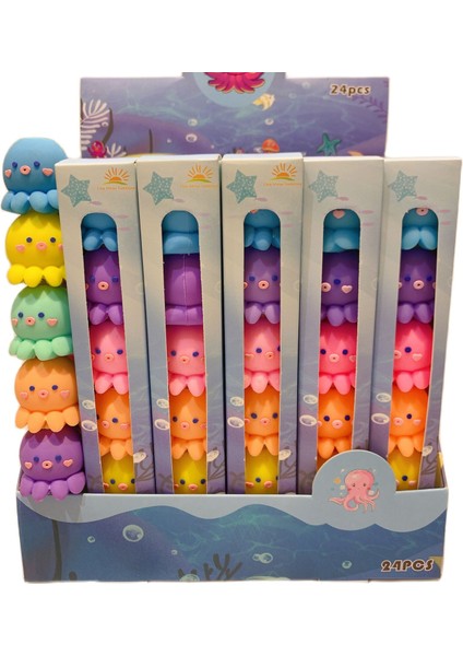 Yeni Pembe L Tarzı Floresan Manga Işaretleme Grafiti Işaretleyiciler Yaratıcı Hediye Sevimli Ahtapot Kalem Seti Kawaiikırtasiye Öğrenci Okul Malzemeleri (Yurt Dışından) fırsatları