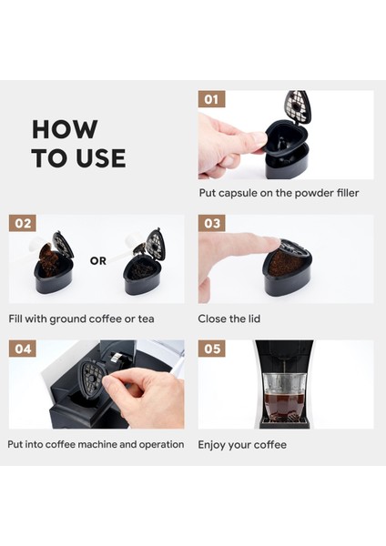 Nestel ST9662.62 Kahve Makinesi Makinesi Için Yeniden Kullanılabilir Çay Kahve Kapsülü Toz Tutucu ile Doldurulabilir Filtre Bölmeleri (Yurt Dışından) fiyatları