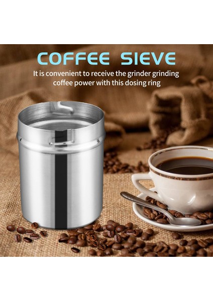 Paslanmaz Çelik Kahve Dozaj Bardağı Toz Besleyici Parçası 58MM Espresso Makinesi Için Dozaj Bardağı 58MM Espresso Makinesi Için (Yurt Dışından) indirimleri