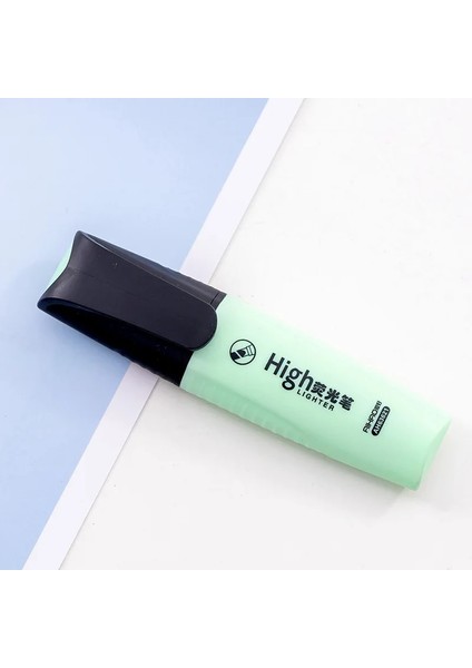 D Stili 1 Adet Acıbadem Kurabiyesi Fosforlu Sevimli Eğimli Kafa Floresan Kalem Çocuklar Graffiti Marker Kalem Mermi Joural Kırtasiye Malzemeleri (Yurt Dışından)