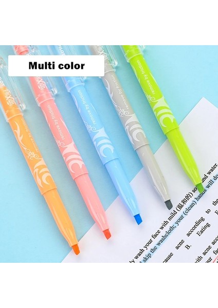 Doğa Kırmızı Stili Lot Silinebilir Fosforlu Kalem Frixion Mürekkep Floresan Pastel Doğa Renk Marker Liner Çizim Yazı Okulu Için A6250 (Yurt Dışından) indirimleri