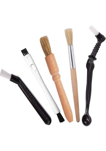 Kahve Fırça Seti Espresso Fırça Seti, Ahşap Kahve Öğütücü Makinesi Temizleme Fırçası ve Kahve Makinesi Için Espresso Fırçası (Yurt Dışından)