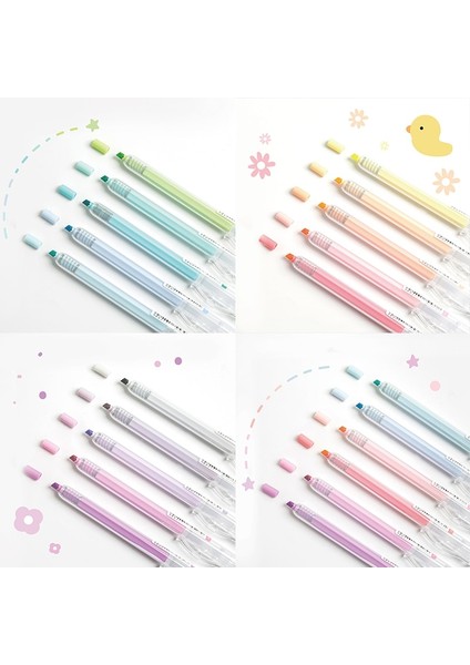 C Stili Et Çeşitli Pastel Renkler Fosforlu Keski Ucu Işaretleme Kalemi Okul Ofis Malzemeleri Kırtasiye (Yurt Dışından) modelleri