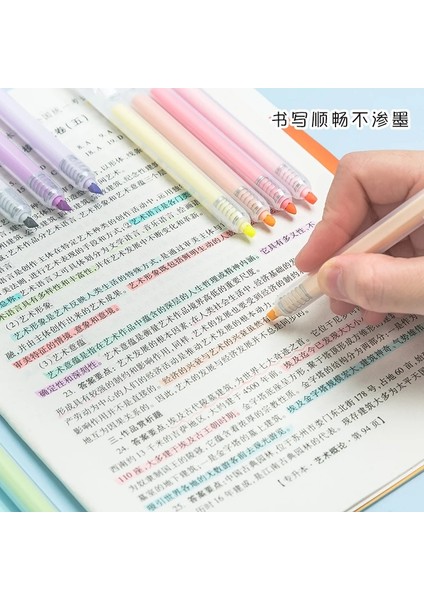 C Stili Et Çeşitli Pastel Renkler Fosforlu Keski Ucu Işaretleme Kalemi Okul Ofis Malzemeleri Kırtasiye (Yurt Dışından) indirimleri