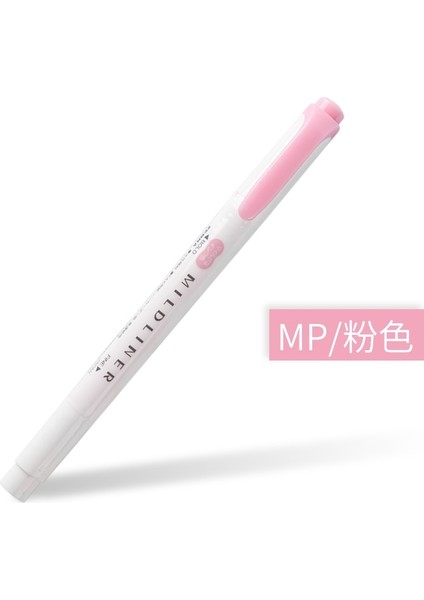 Mp Pembe Tarzı Zebra Wkt7 Mıldlıner Fosforlu Kalemler Pastel Renkler Metin Işaretleyiciler Odak Kalemi Japon Öğrenci Kırtasiye (Yurt Dışından)