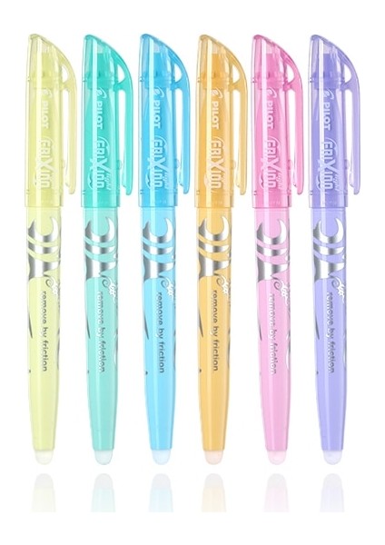 6 Pastel Renk Stili Pilot Sw-Fl Frixion Silinebilir Fosforlu Kalemler Yumuşak Açık Pastel Renk Normal Renkli Fosforlu Kalem Okul Çalışması 18 Renk Mevcuttur (Yurt Dışından)