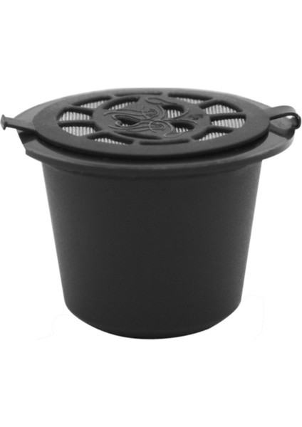 10 Adet Yeniden Doldurulabilir Kahve Kapsül Filtreleri Kaşık Fırça ile Mutfak Aksesuarları Kahve Filtresi Siyah (Yurt Dışından) modelleri