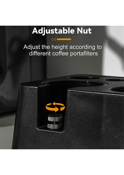 51/58MM Kahve Sabotaj Tutucu Mat Filtre Standı Espresso Portafilter Standı Espresso Dağıtıcı Mat Raf Barista Araçları (Yurt Dışından)