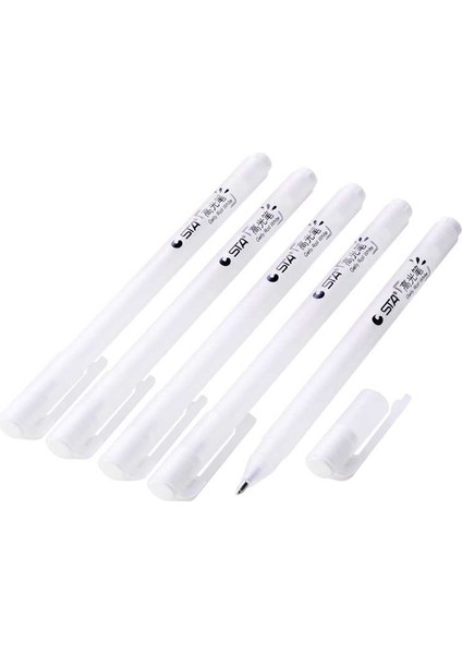 Giongione 1 Adet Tarzı 1 Adet Beyaz Jel Kalem Seti 1mm Ince Ucu Eskiz Kalemleri Sanatçılar Için Siyah Kağıtlar Çizim Tasarım Illüstrasyon Sanat Malzemeleri (Yurt Dışından) fırsatları