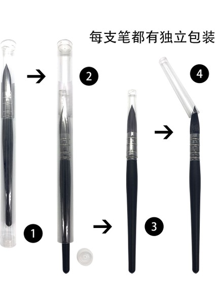 No1 No4 No8 Stili 1 Adet Suluboya Fırçası Ahşap Boya Fırçası Sanatçı El Boyama Fırçaları Sulu Boya Guaj Çizim Sanat Fırçası Malzemeleri (Yurt Dışından) fırsatları